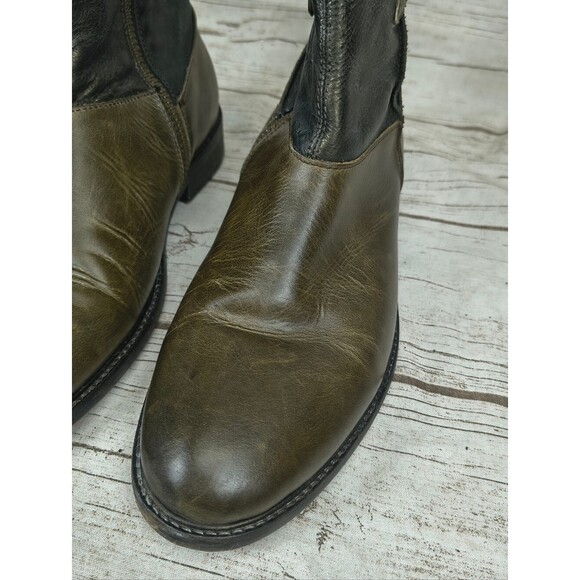 John Fluevog Green Feature Holden Contrast Ankle Boot Men Size 9 main image 7